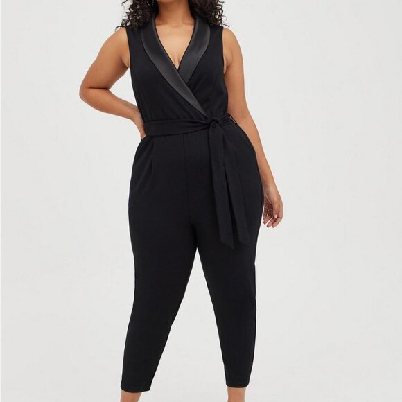 Torrid Tuxedo Jumpsuit - Picture 1 of 4